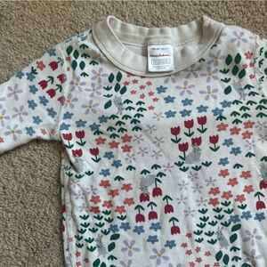 Hanna Andersson Floral Long Sleeve Shirt